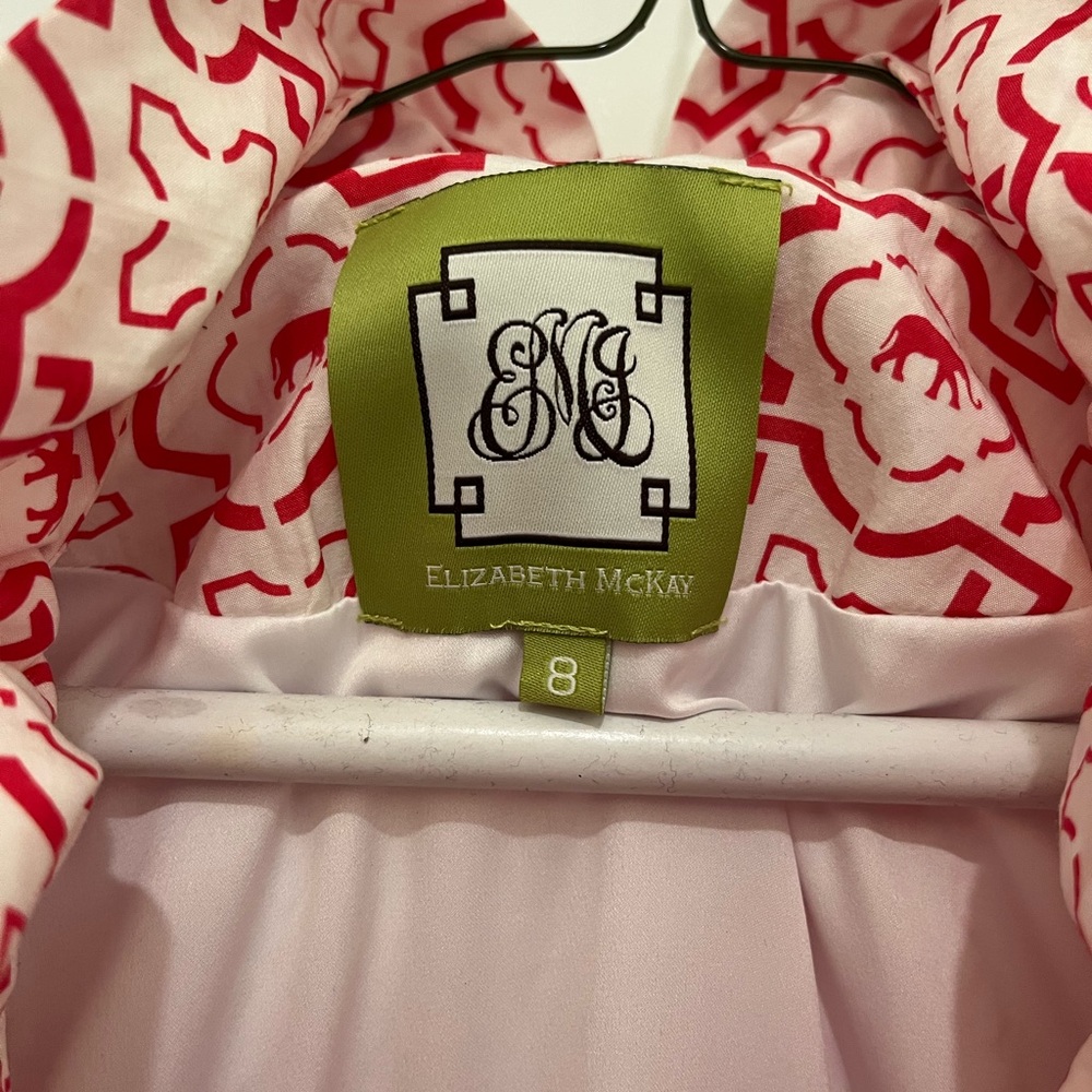 Elizabeth McKay Red and White Printed Mini Dress - Picture 11 of 11
